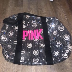 PINK sequin bag